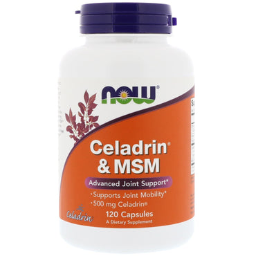 Now Foods, Celadrin y MSM, 120 cápsulas