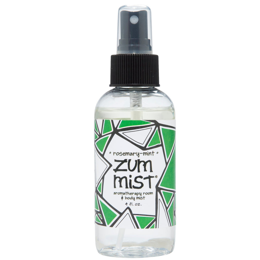 Indigo Wild, Zum Mist, nebbia per aromaterapia per ambienti e corpo, rosmarino-menta, 4 fl oz