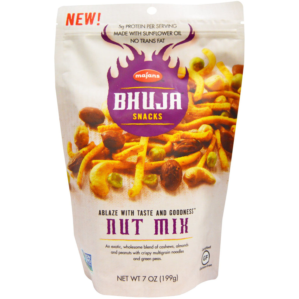 Bhuja, mix di noci, 7 once (199 g)
