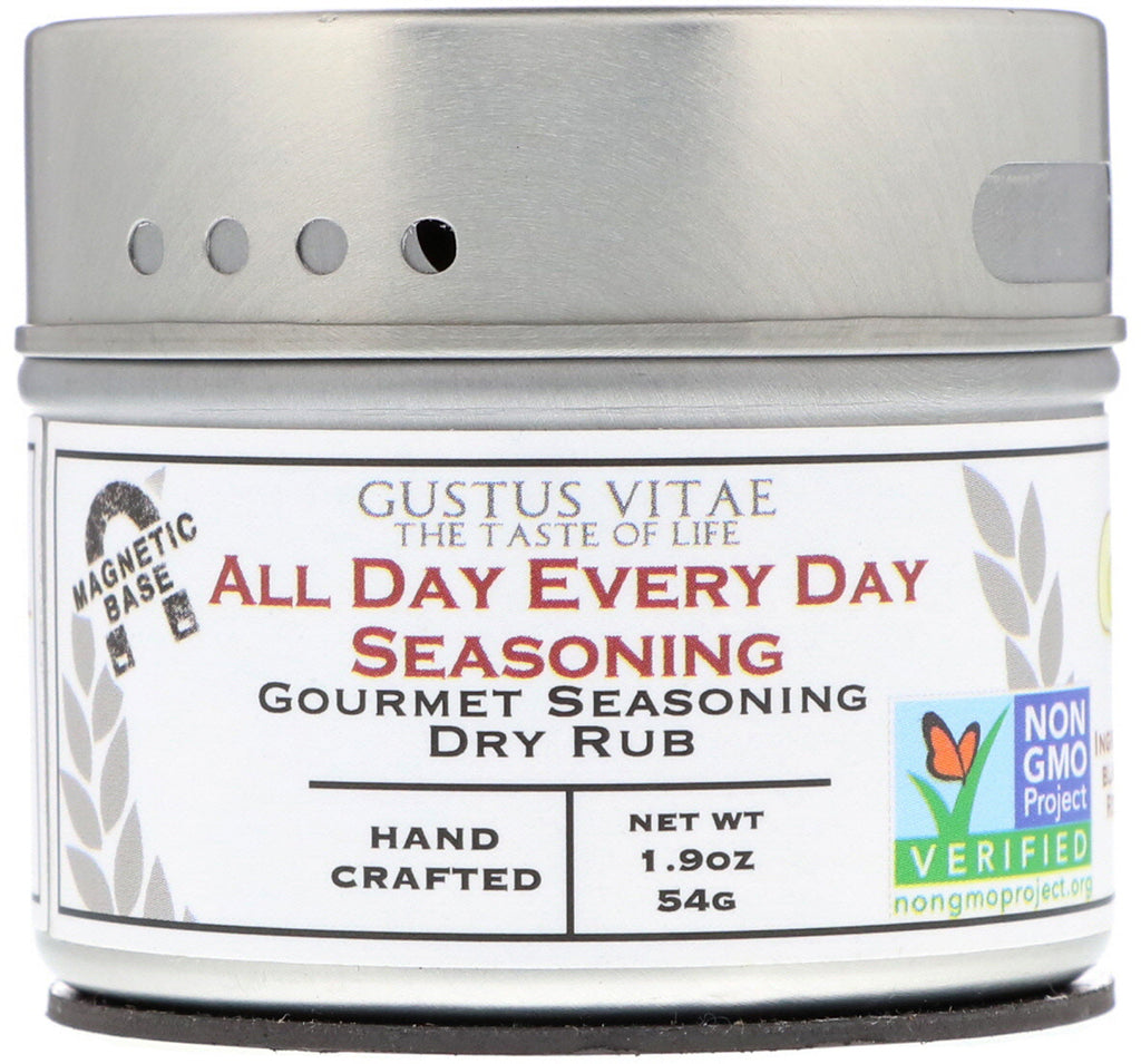 Gustus Vitae, Gourmet Seasoning Dry Rub, All Day Every Day Seasoning, 1,9 oz (54 g)
