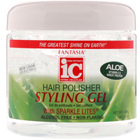 Fantasia, IC, Hair Polisher, Styling Gel with Sparkle Lites, 16 oz (454 g)