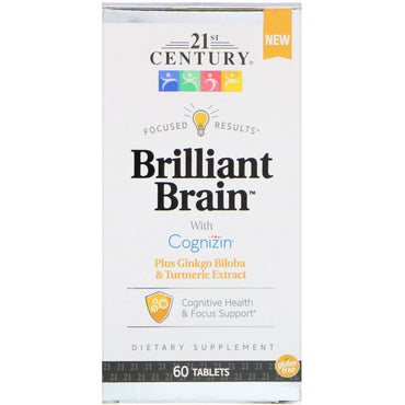 21st Century, Cerebro brillante, 60 comprimidos