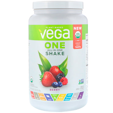 Vega, One, Shake tout-en-un, Baies, 24,3 oz (688 g)