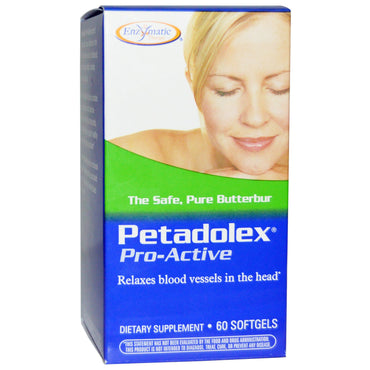Enzymatic Therapy, Petadolex, Pro-Active, 60 Softgels