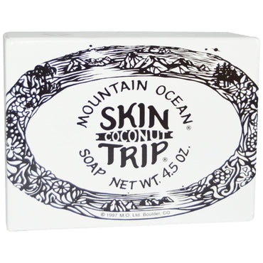 Mountain Ocean, Skin Trip, jabón de coco, barra de 4,5 oz