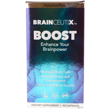 Nature's Plus, Brainceutix, Boost, 90 gélules