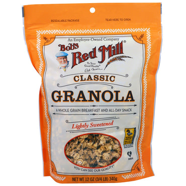 Bob's Red Mill, klassisk granola, let sødet, 12 oz (340 g)