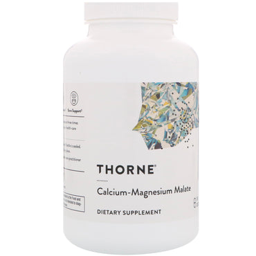 Thorne Research, malato de calcio y magnesio, 240 cápsulas
