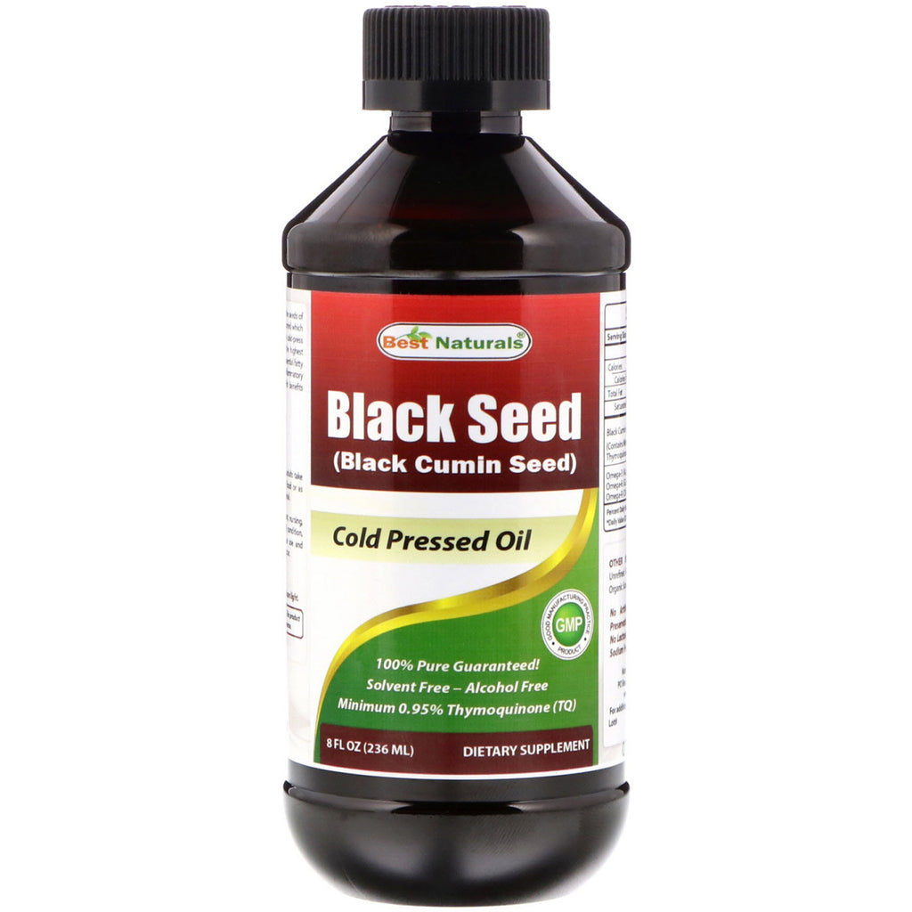 Best Naturals, Aceite de semilla negra, 8 fl oz (236 ml)