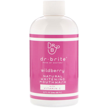 Dr. Brite Natural Whitening Mouthwash with Vitamin C Wildberry 8 fl oz (236.58 ml)