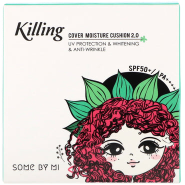 Some By Mi, Killing Cover Moisture Cushion 2.0, FPS 50+/PA++++, #21 Bege Claro, 15 g (0,52 oz)