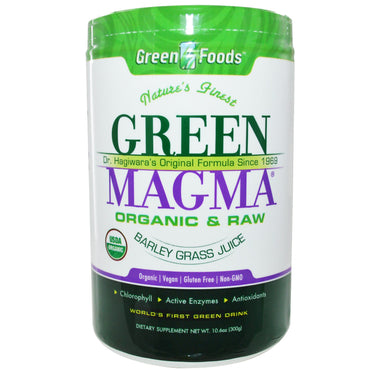 Green Foods Corporation, Green Magma, jus d'herbe d'orge, 10,6 oz (300 g)