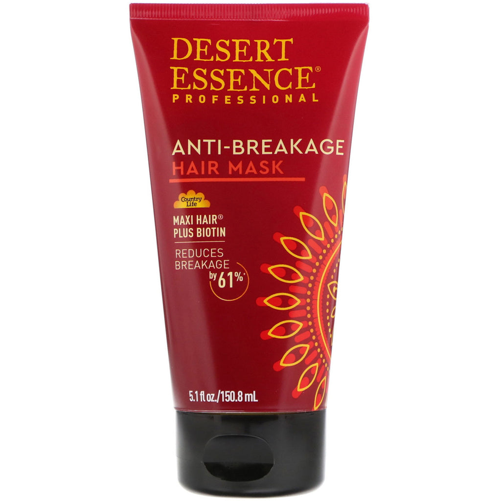Desert Essence, mască de păr anti-rupere, 5,1 fl oz (150,8 ml)