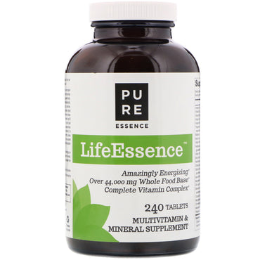 Pure Essence, LifeEssence, multivitamines et minéraux, 240 comprimés