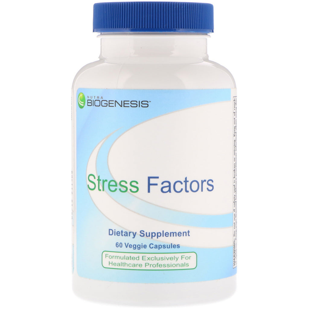 Nutra biogénesis, factores de estrés, 60 cápsulas vegetales