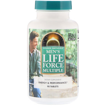 Source Naturals, Men's Life Force Multiple, 90 Tabletten