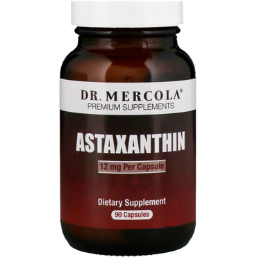 Dr Mercola, Astaxanthine, 12 mg, 90 gélules