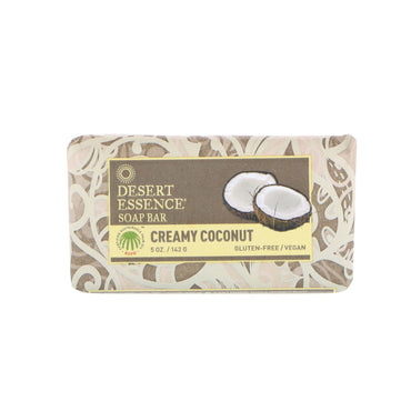 Desert Essence, tvål, krämig kokos, 5 oz (142 g)