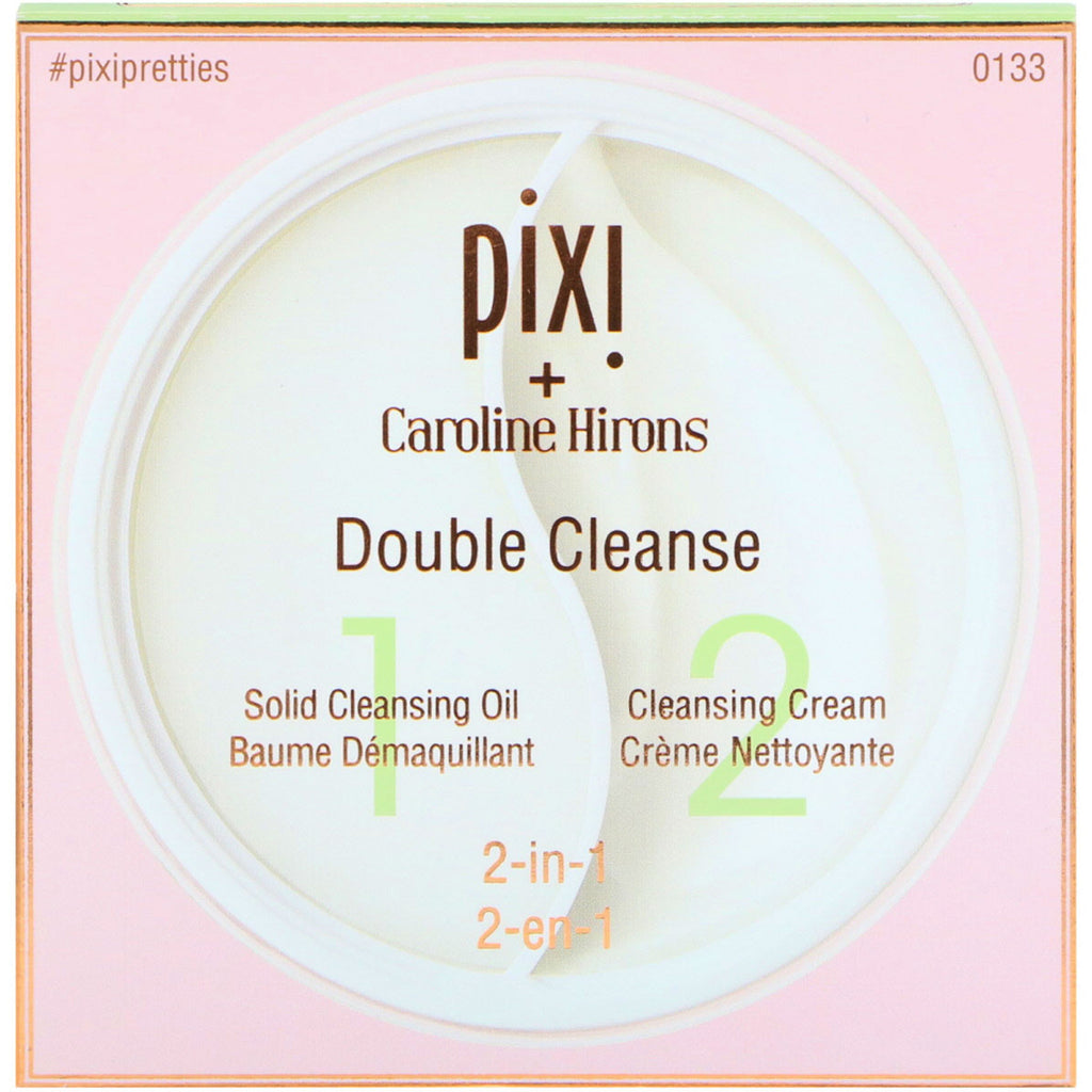 Pixi Beauty, Double Nettoyage, 2-en-1, 1,69 fl oz (50 ml) chacun