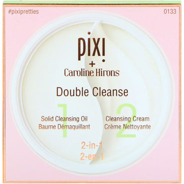 Pixi Beauty, التنظيف المزدوج، 2 في 1، 1.69 أونصة سائلة (50 مل) لكل منهما
