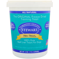 Stewart, Pro-Treat, Freeze Dried Treats, For Dogs, Beef Liver, 4 oz (113.4 Grams)