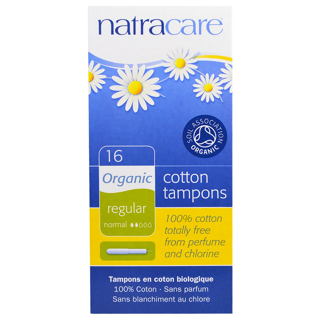 Natracare,  Cotton Tampons, Regular, 16 Tampons