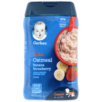 Gerber Lil' Bits Oatmeal Cereal Crawler 8+ Months Banana Strawberry 8 oz (227 g)