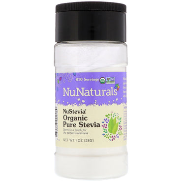 NuNaturals, NuStevia, Pure Stevia, 1 oz (28 גרם)
