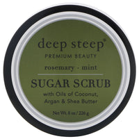 Deep Steep, Gommage au sucre, Romarin - Menthe, 8 oz (226 g)