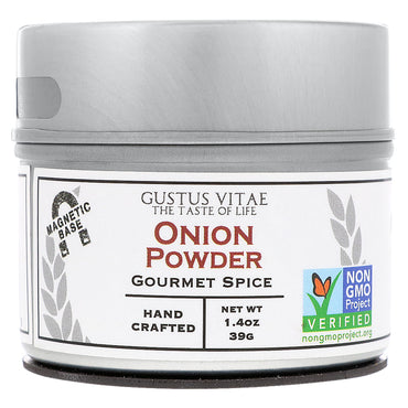 Gustus Vitae, Gourmet Spice, Onion Powder, 1.4 oz