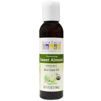 Aura Cacia, s, Huile de soin de la peau, Amande douce nourrissante, 4 fl oz (118 ml)