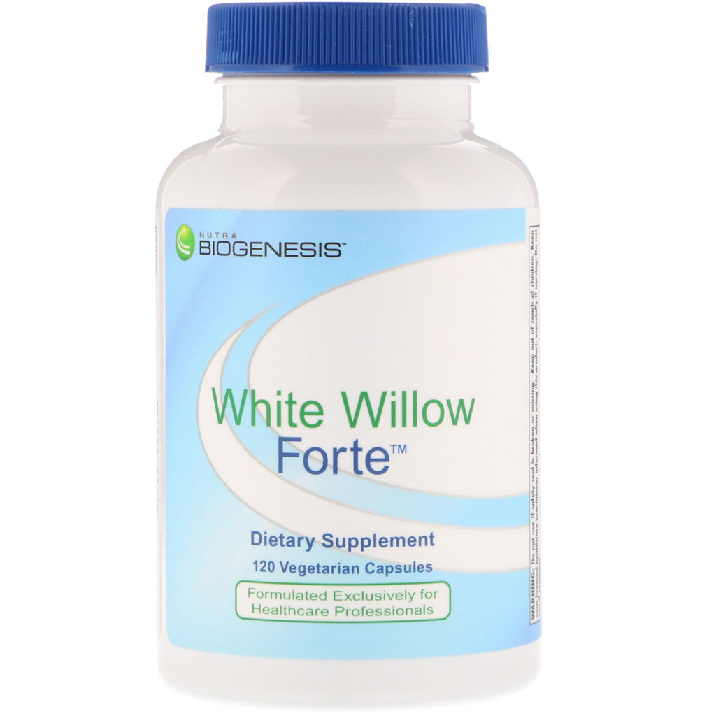 Nutra Biogenesis, White Willow Forte, 120 vegetarische Kapseln