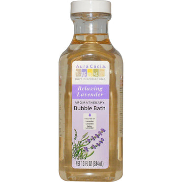 Aura Cacia, Aromatherapie-Schaumbad, entspannender Lavendel, 13 fl oz (384 ml)