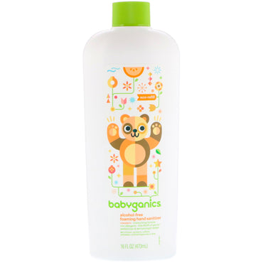 BabyGanics Alcohol-Free Foaming Hand Sanitizer Eco-Refill Mandarin 16 fl oz (473 ml)
