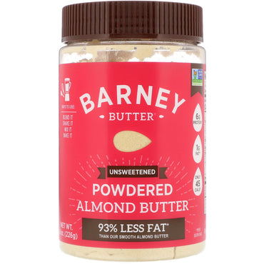 Barney Butter, Powdered Almond Butter, Unsweetened, 8 oz (226 g)