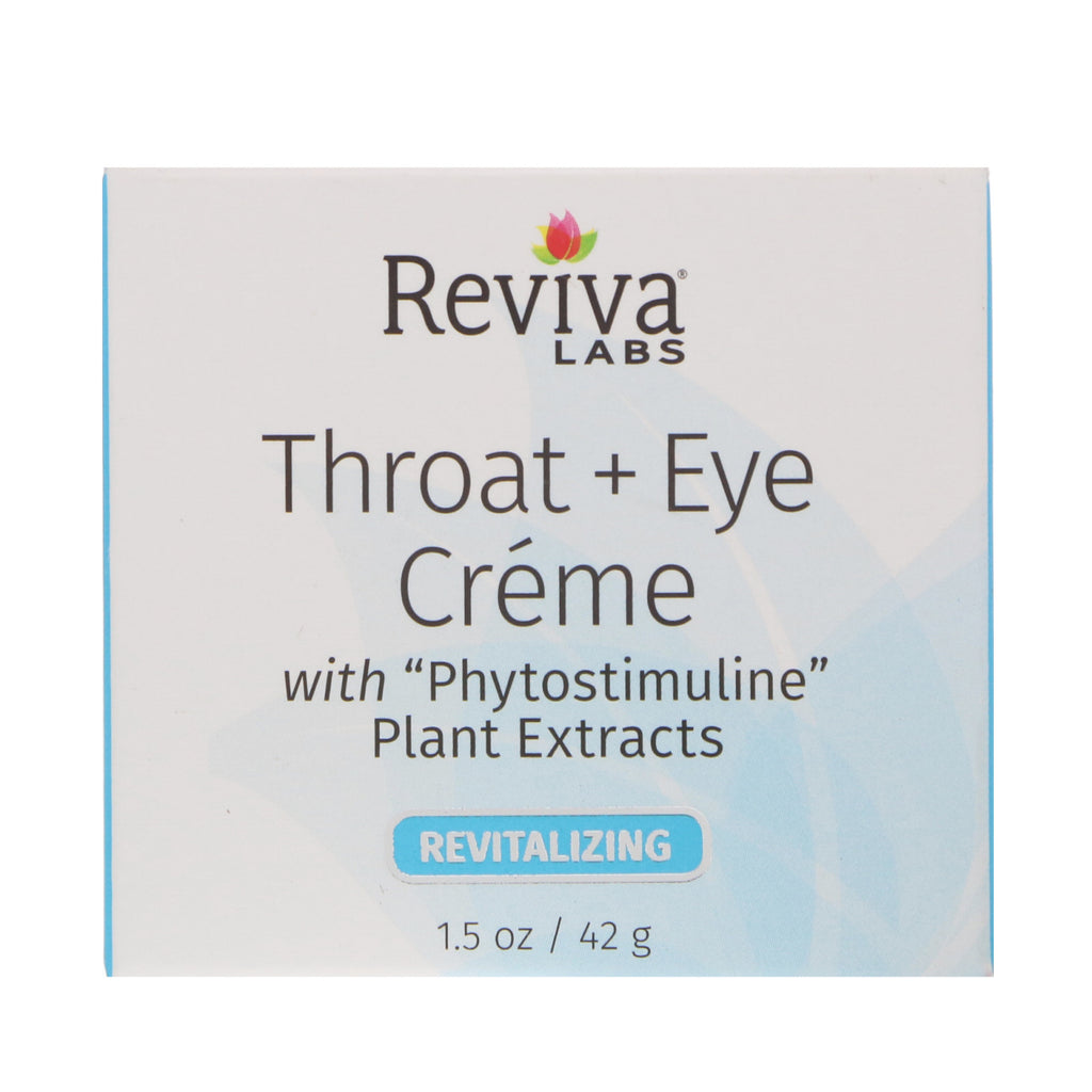 Reviva Labs, Crème pour la gorge et les yeux, 1,5 oz (41 g)