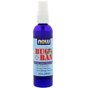 Now Foods, Bug Ban, Natural Insect Repellent, 4 fl oz (118 ml)