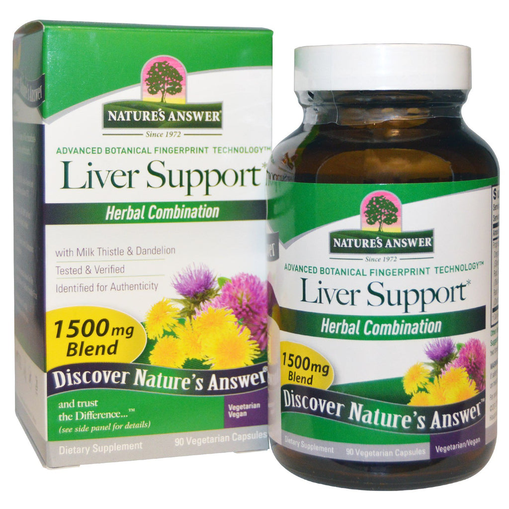 Nature's Answer, Liver Support, 1500 mg, 90 Vegetarian Capsules