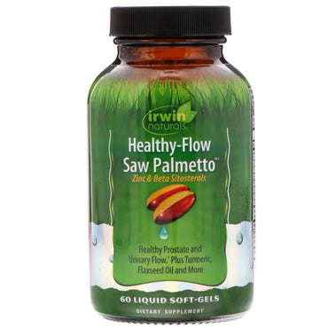 Irwin Naturals, Healthy-Flow Saw Palmetto, 60 Liquid Soft-Gels