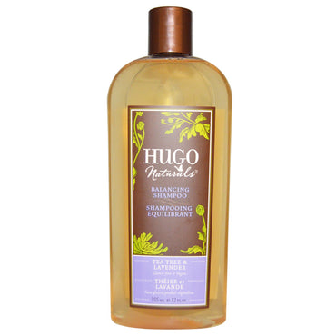 Hugo Naturals, Champú equilibrante, árbol de té y lavanda, 12 fl oz (355 ml)