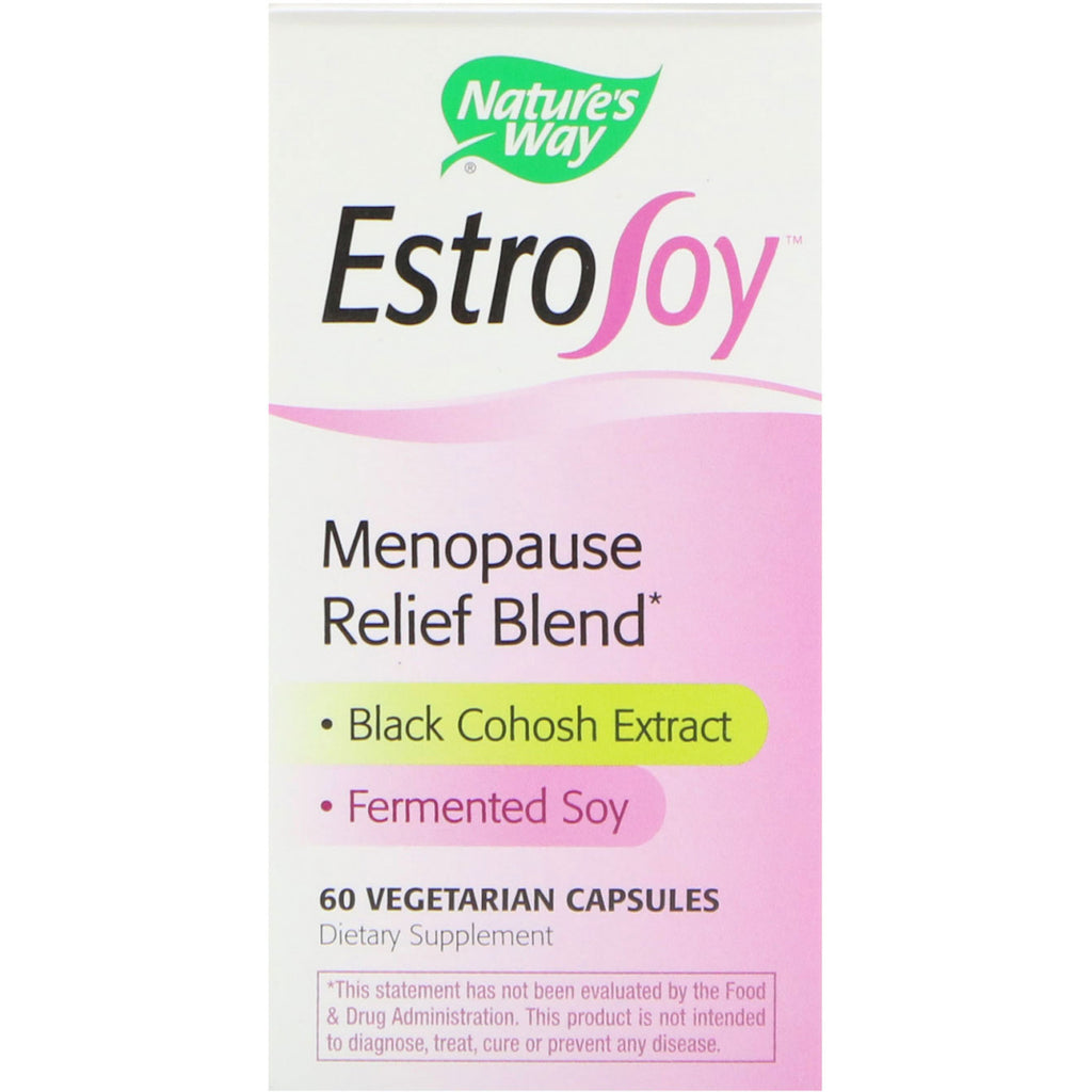 Nature's Way, EstroSoy, mezcla para aliviar la menopausia, 60 cápsulas vegetarianas