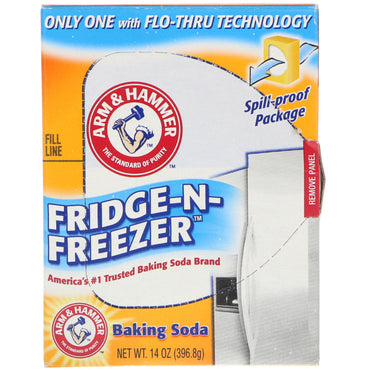 Arm & Hammer, Fridge-N-Freezer Baking Soda, 14 oz (396.8 g)