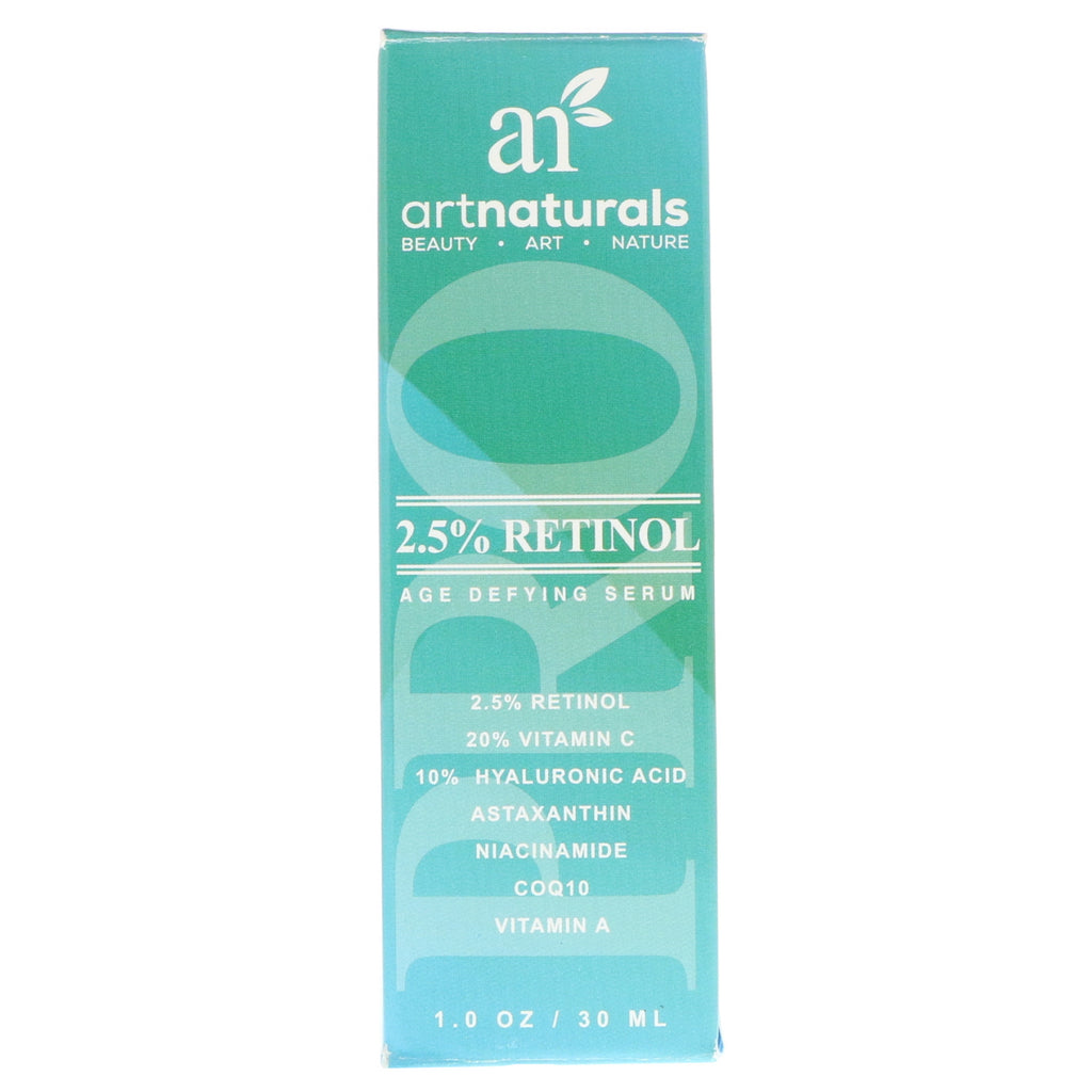Artnaturals, Sérum Antienvelhecimento com Retinol 2,5%, 30 ml (1,0 oz)