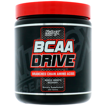 Nutrex Research, BCAA Drive, 200 Tablets