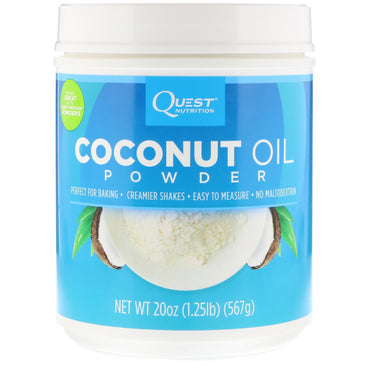 Quest Nutrition, Aceite de coco en polvo, 20 oz (567 g)