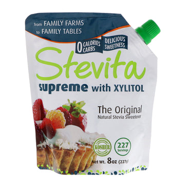 Stevita, Supreme med Xylitol, Original, 8 oz (227 g)