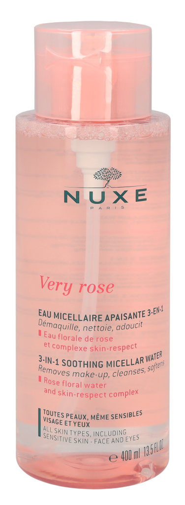 Nuxe Very Rose Eau Micellaire Apaisante 3-en-1 400 ml