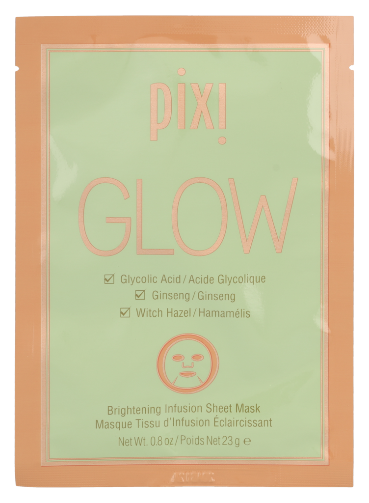 Pixi GLOW Masque en Tissu Glycolic Boost 69 gr