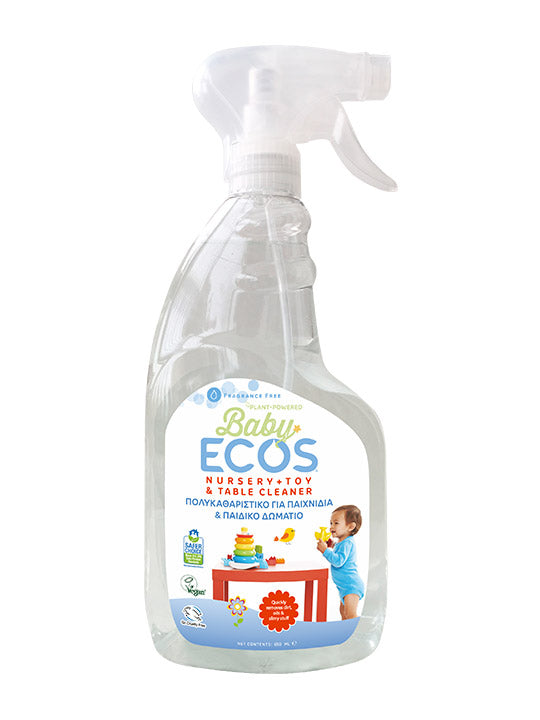 Earth Friendly Baby ECOS® Środek do czyszczenia zabawek i stołów Darmowy i przezroczysty Disney - 17 uncji