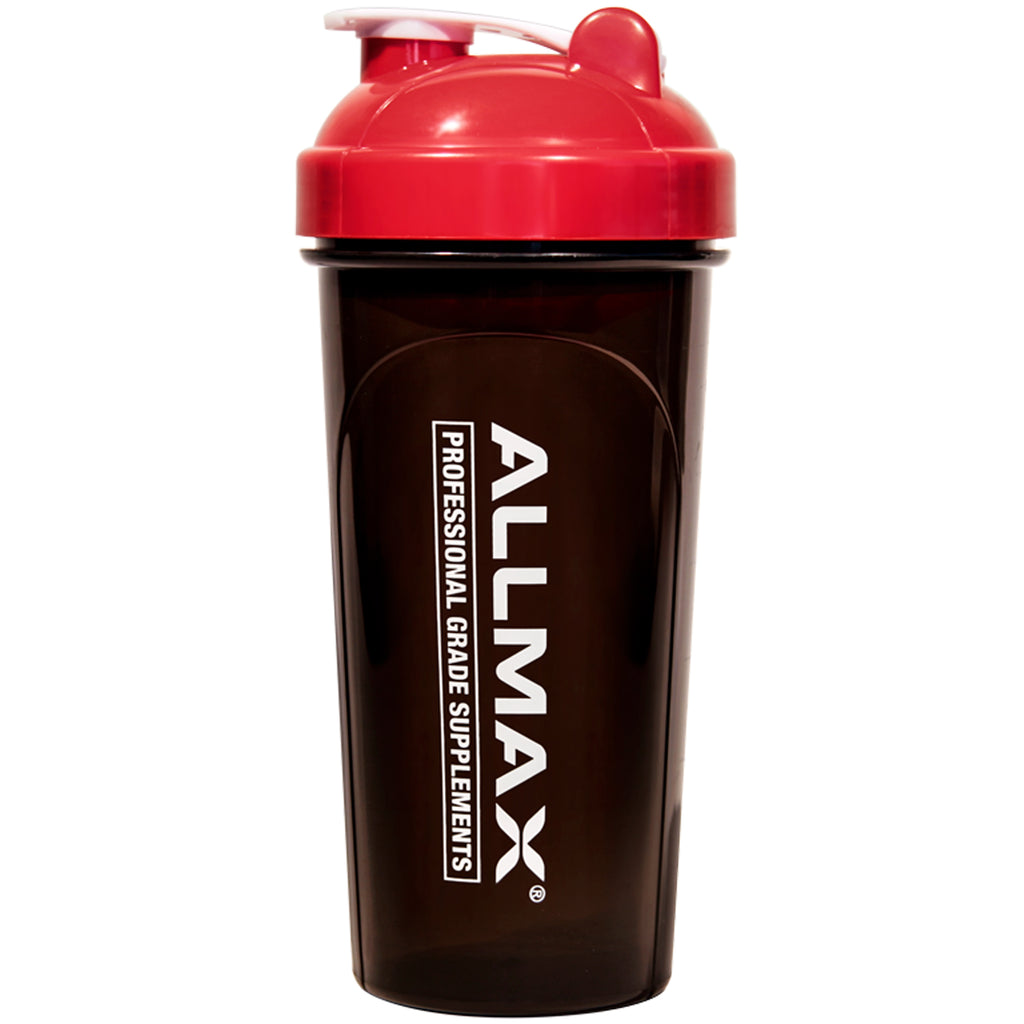 ALLMAX Nutrition, שייקר חסין דליפות, בקבוק ללא BPA עם מיקסר וורטקס, 25 אונקיות (700 מ"ל)